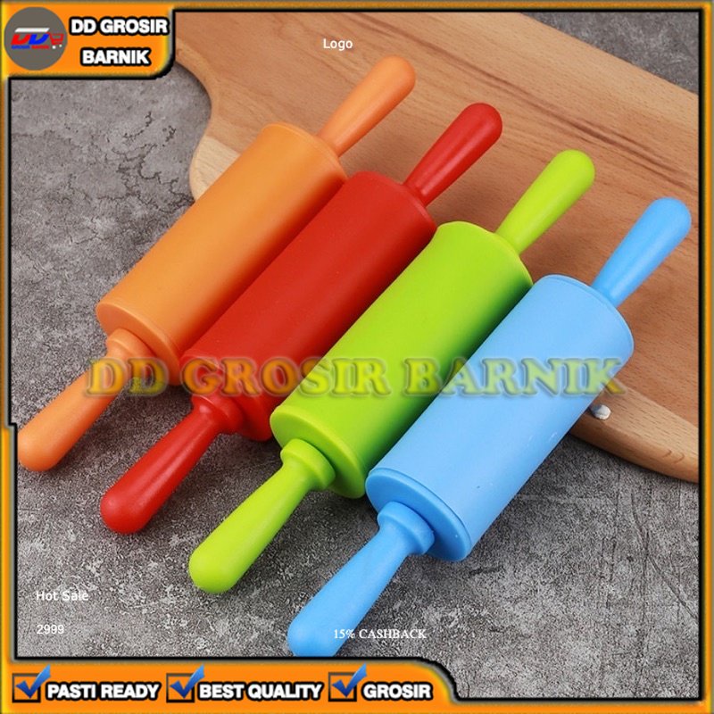 [DGB] ALAT PENGGILING ADONAN ROLLING PIN WARNA SILICON