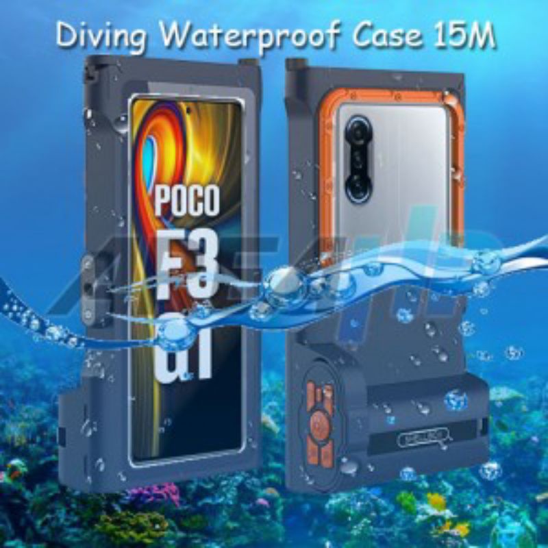 Shellbox Gen 3 Diving Waterproof Case Casing Cover 15M Xiaomi Poco F3,GT