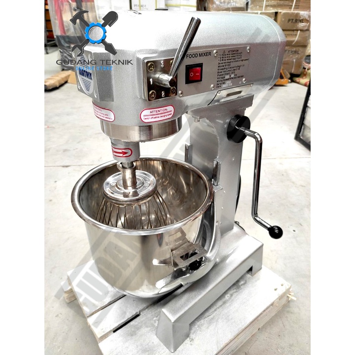 Mesin Mixer Planetary 15L MATRIX B15 / Alat Pengaduk Aduk Adonan 15 Liter - Dough Mixer Adonan Roti Kue Makanan MATRIX