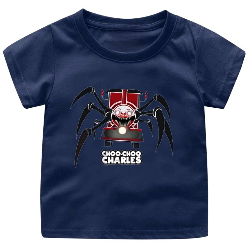 ATASAN KAOS ANAK COWOK-CEWEK GAME VIRAL CHOO CHOO CHARLES TERBARU