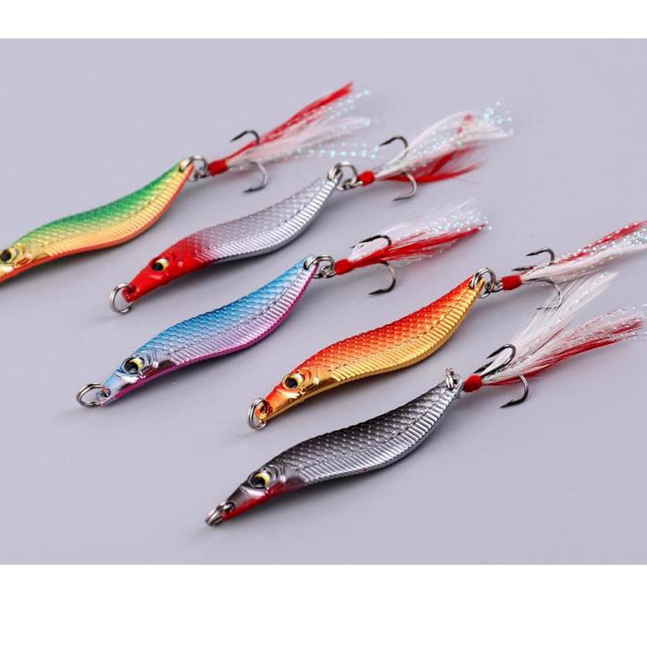 SPN.11De22w ▪ Umpan Pancing Spoon Fishing Lure mancing casting laut ultralight UL import kualitas pr