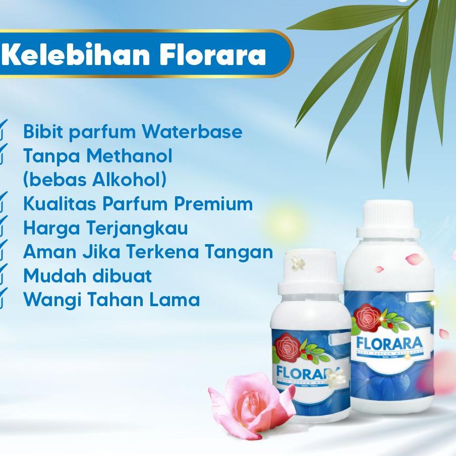Kirim Sekarang 6WC8R [ BISA COD ] Bibit Biang Parfum Florara Waterbase - 100ml by Jujura Makekimia 7