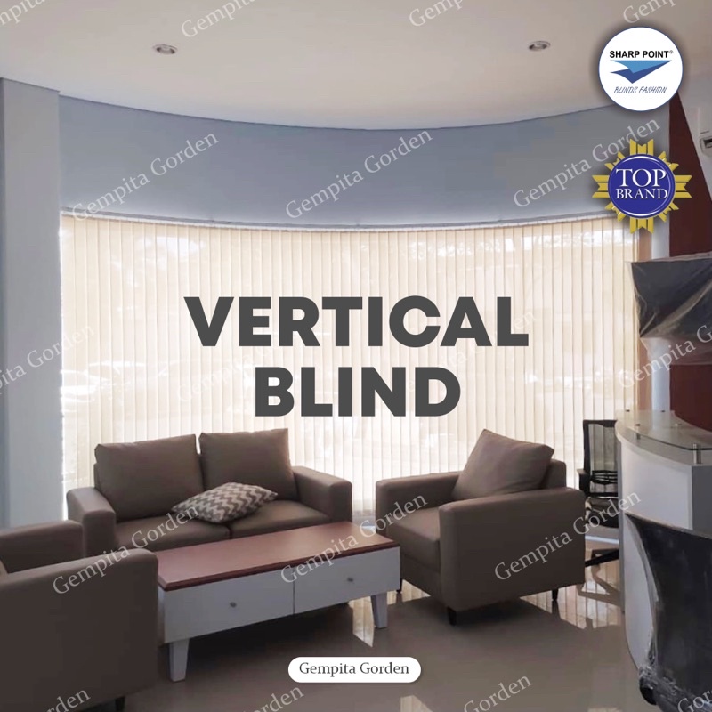 Vertical Blind Sharppoint Gorden Jendela Blinds Gorden Pintu Gorden Jendela Minimalis Tirai Minimali