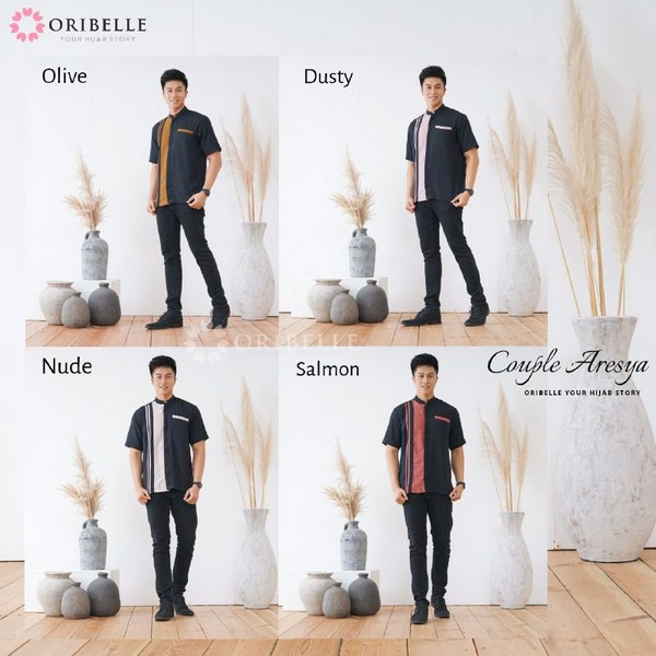 Kemeja Koko Couple Aresya by Oribelle