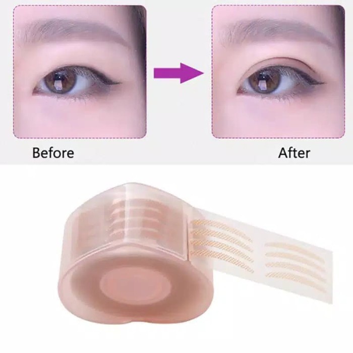 Elt Skot Jaring Eyelid Tape Roll Include Lem & Pinset/Magic Invisible Tape