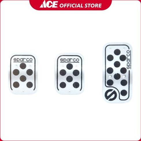 Termurah ACE - Sparco Set Cover Pedal Mobil Manual 3 Pcs Spc0406Bk
