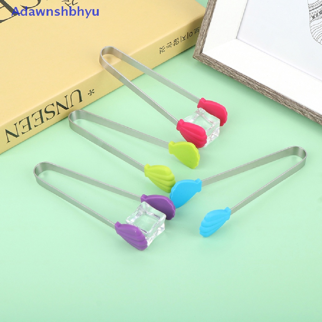 Adhyu Penjepit Makanan Silikon Bentuk Laut Klip Makanan Es Permen Stainless Steel Anti slip ID