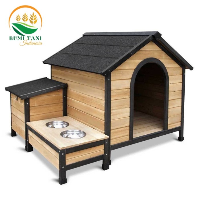 Pet House / Kandang anjing besar dari kayu / kandang anjing murah