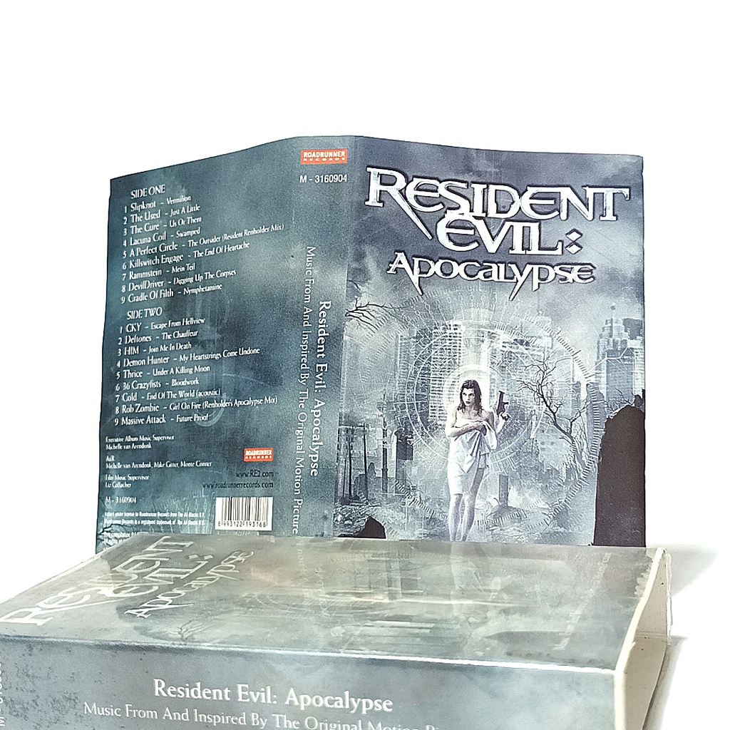 kaset tape soundtrack Resident Evil Apocalypse open sealed