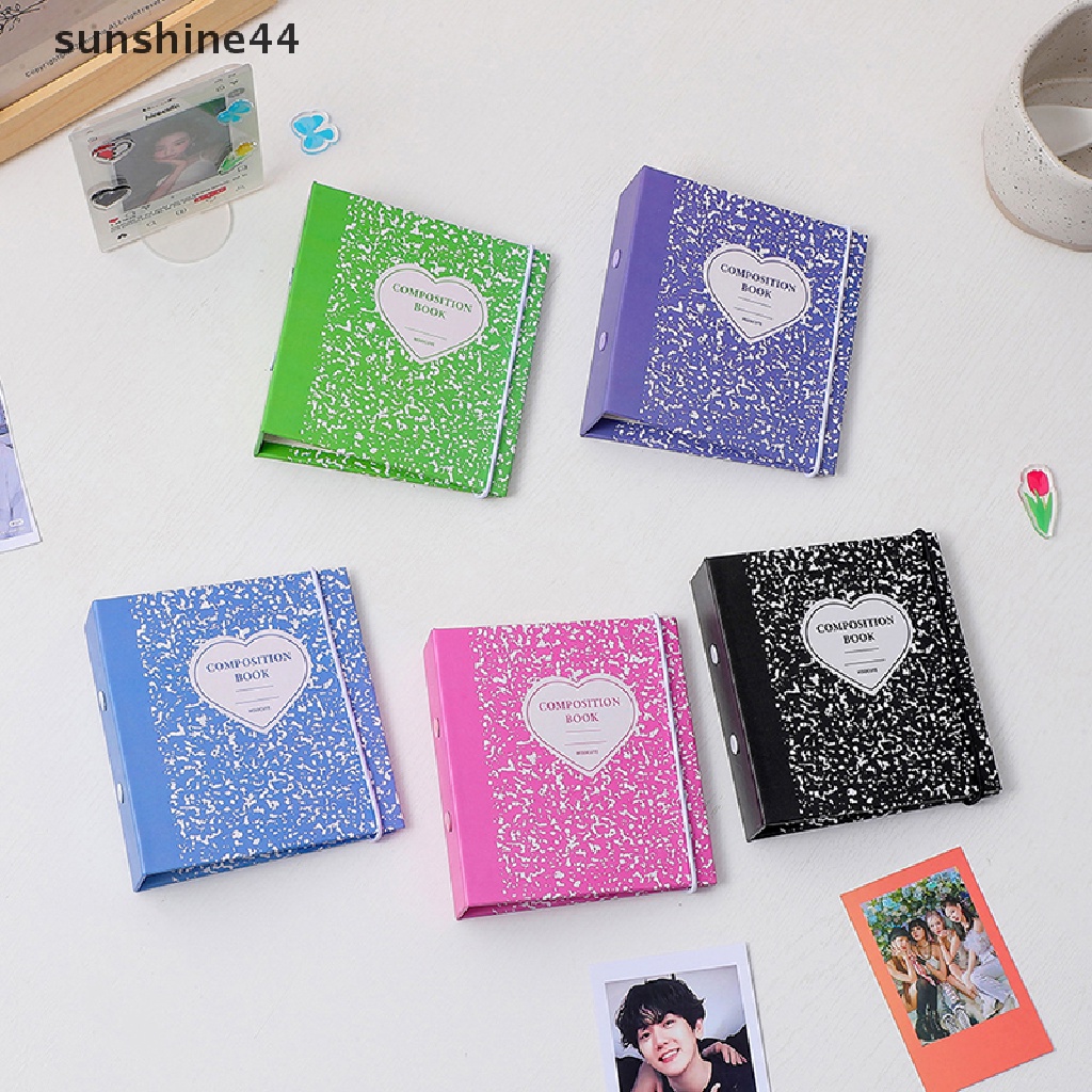 Sunshine New A8 Binder Kpop Photocard Collect Book Chasing Stars Album Foto Gambar Idol Penyimpanan Buku Photo Card Sleeves Collect Book.