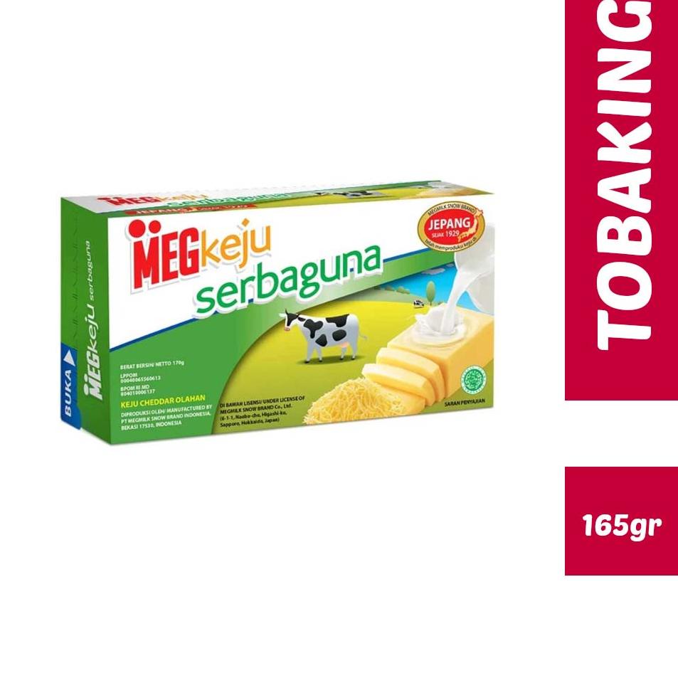 

Realpct Keju Cheddar Meg Serbaguna 165gr HALAL