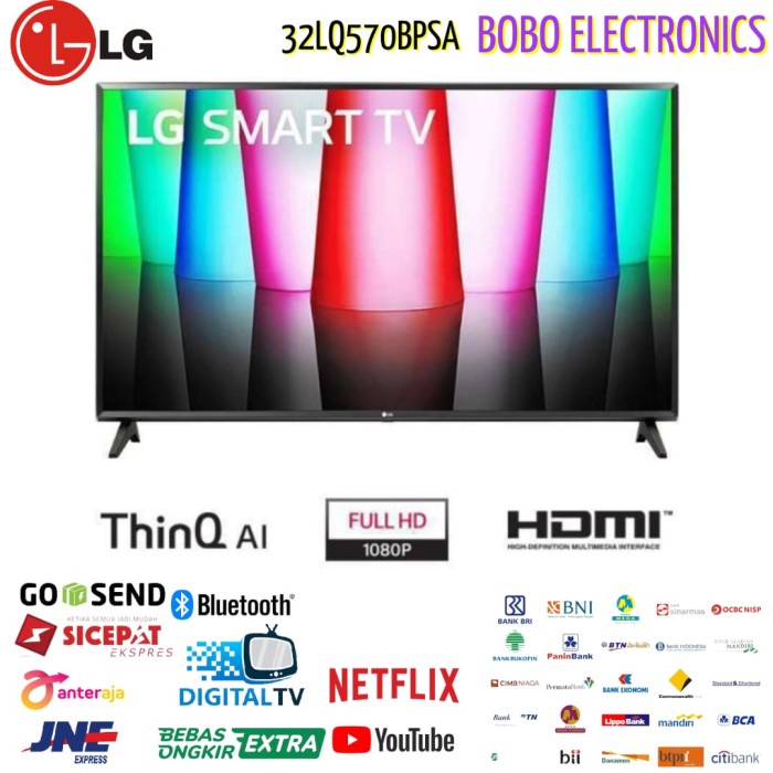 LG 32LQ570BPSA SMART TV 32 Inch NEW 2022 32LQ570 BPSA ThinQ AL DIGITAL