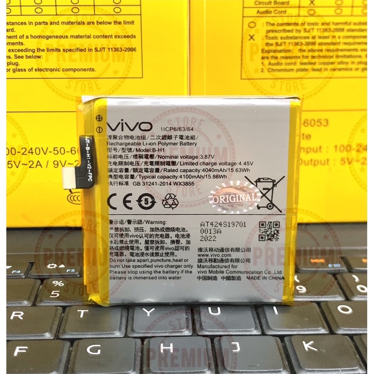 Baterai Batre V17 Pro B-H1 Original New  Baterai Vivo V17 PRO NEW