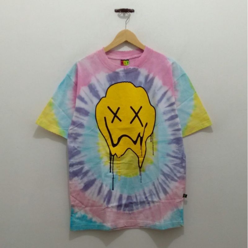 KAOS BAJU MCF SMILE BIG LOGO TSHIRT TIE DYE OVERSIZE