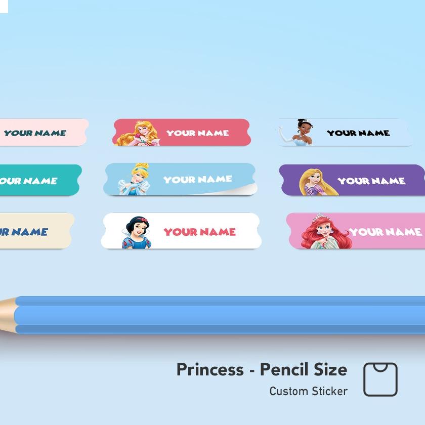 

Paling Baru Princess mini / pencil size 4 x 1cm - Paket Label Stiker Nama Custom ( snow white aurora merida cinderella tiana jasmine rapunzel cinderela - Lucu / Murah / Anak / sekolah / aestetik / aesthetic / minishoplabelnama )!!