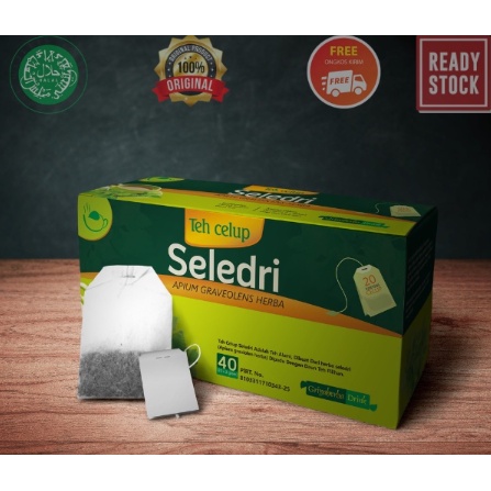 

Teh herbal daun seledri Griya Herba untuk Menurunkan tekanan darah tinggi aman alami untuk darah tinggi