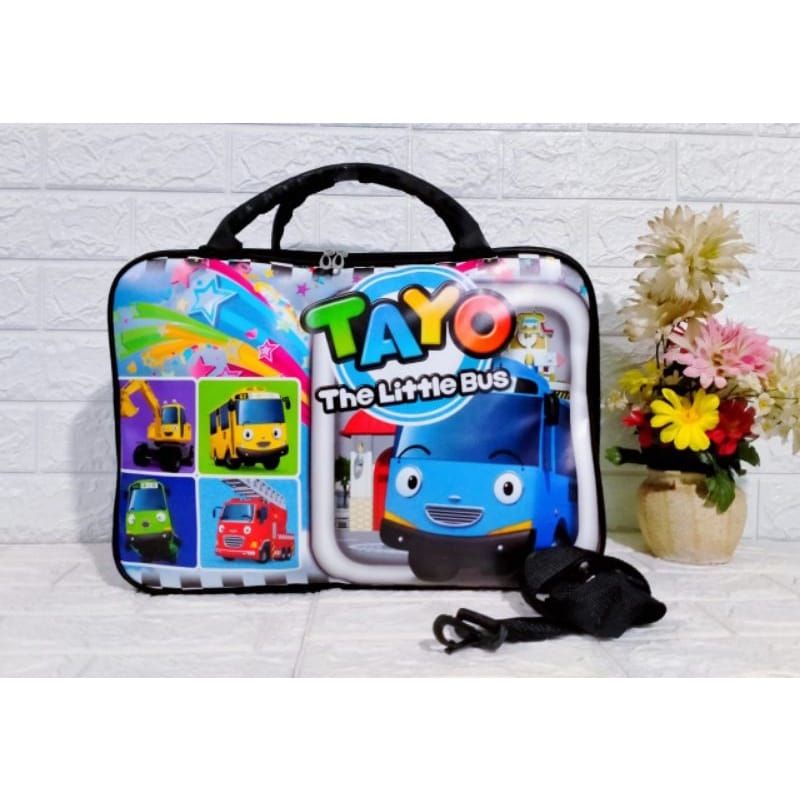 tas travel bag tas baju anak ful gambar