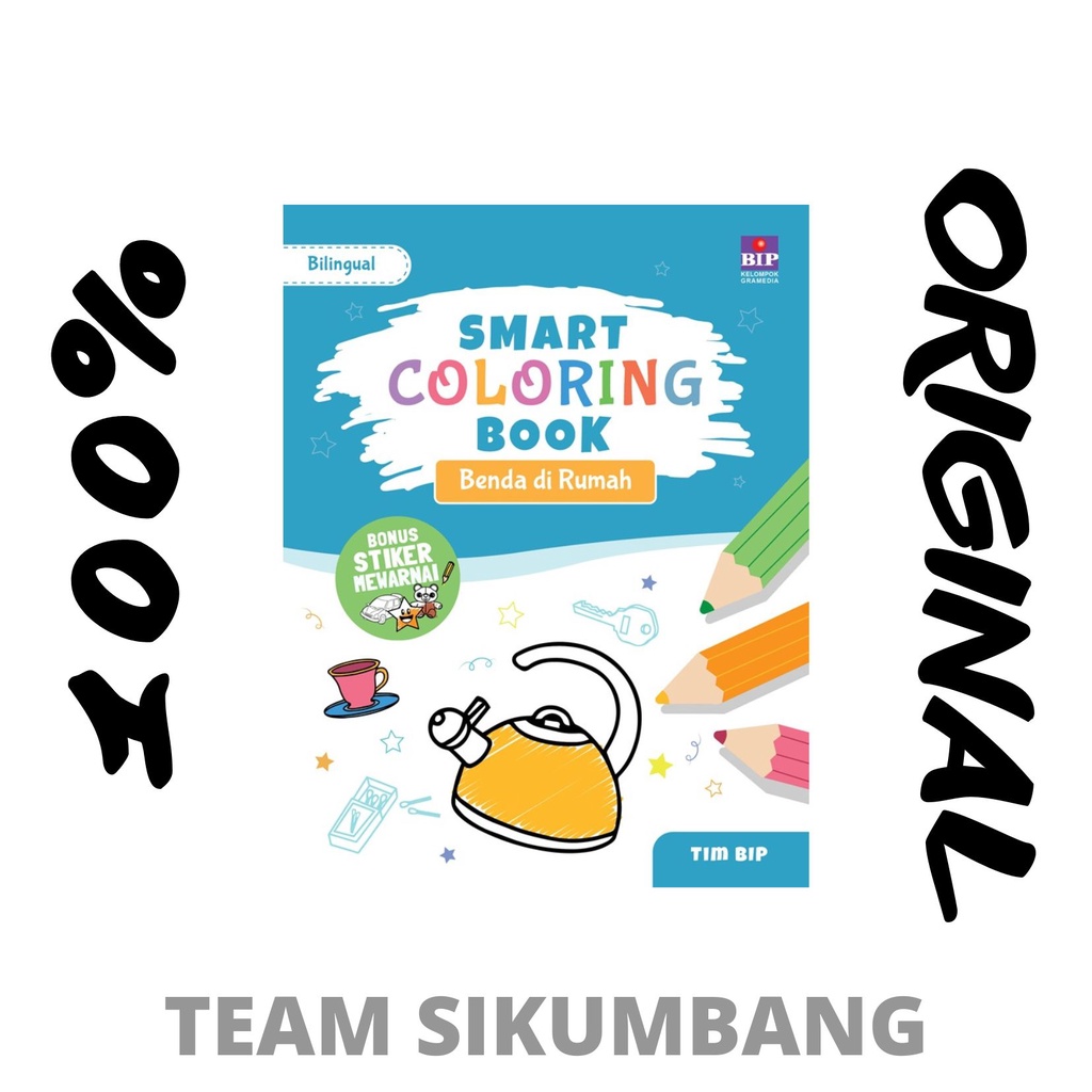 Smart Coloring Book: Benda Dirumah