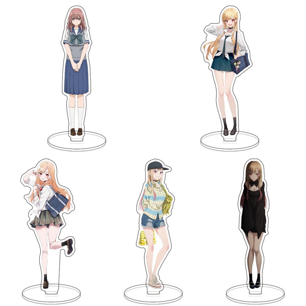 Figura Akrilik My Dress-Up Darling 6 &quot;Tokoh Anime Decor Sign Meja Stand Props