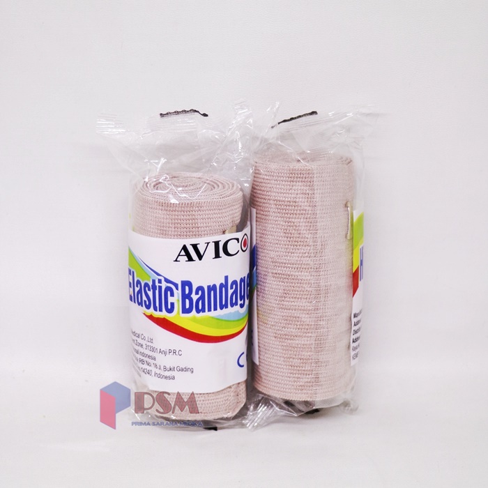 High Elastic Bandage 4in 10cm x 4,5m / sejenis Tensocrepe Medicrepe Pembalut Elastis - Winner