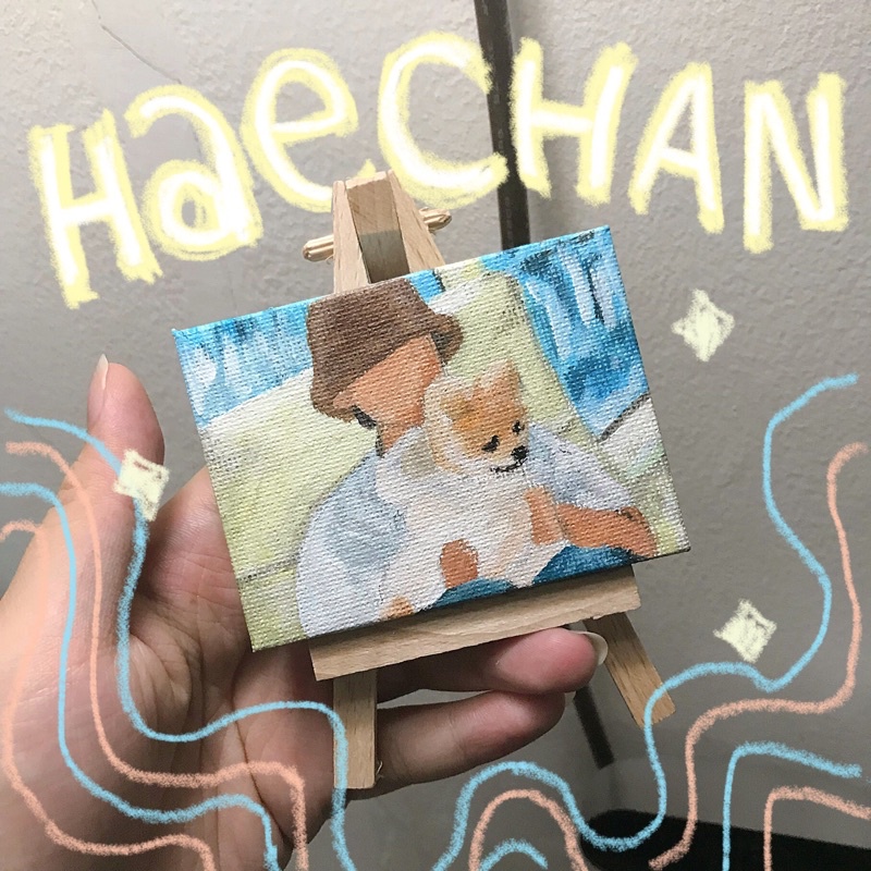 NCT Haechan custom painting Clarissa