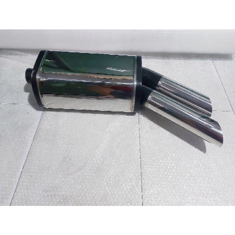 Knalpot Racing Mobil Brabus Miring Mercedes Benz W124 Mercy Boxer