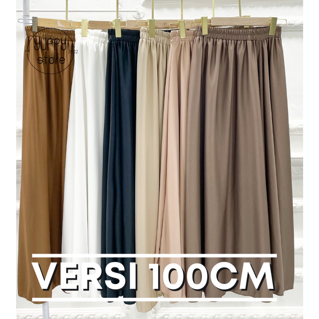 ROK POLOS 100CM MAYUNG PREMIUM / BASIC SKIRT /  SKIRT ROK MUSLIMAH PANJANG MURAH KERJA NGANTOR KULIA
