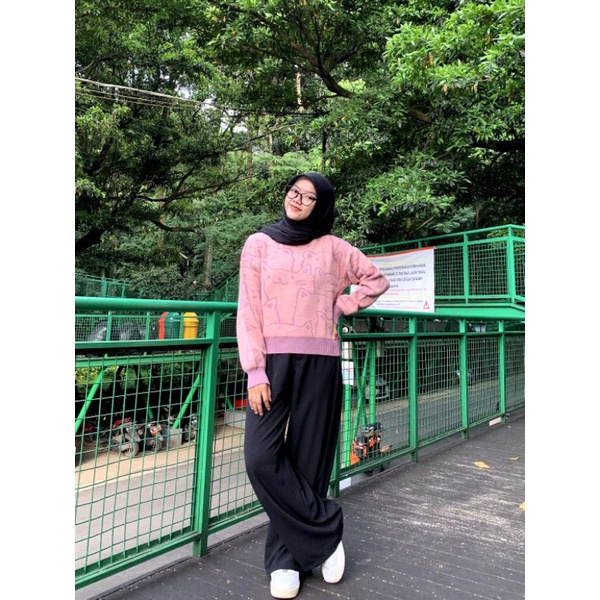 sweter rajut premium tebal model kucing