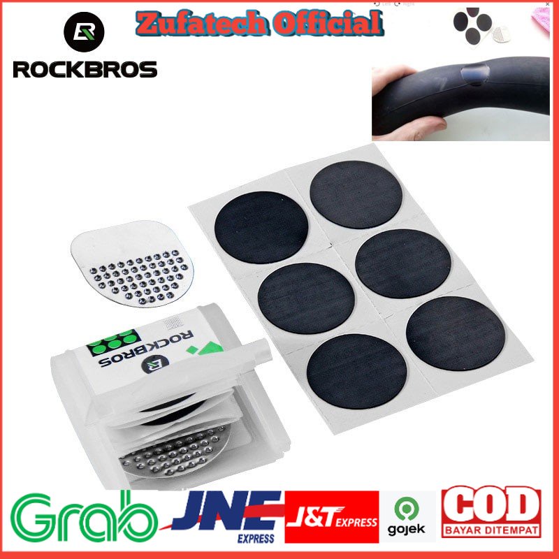 Rockbros Peralatan Portable Tambal Ban Sepeda Tire Repair Kit - Gj2001