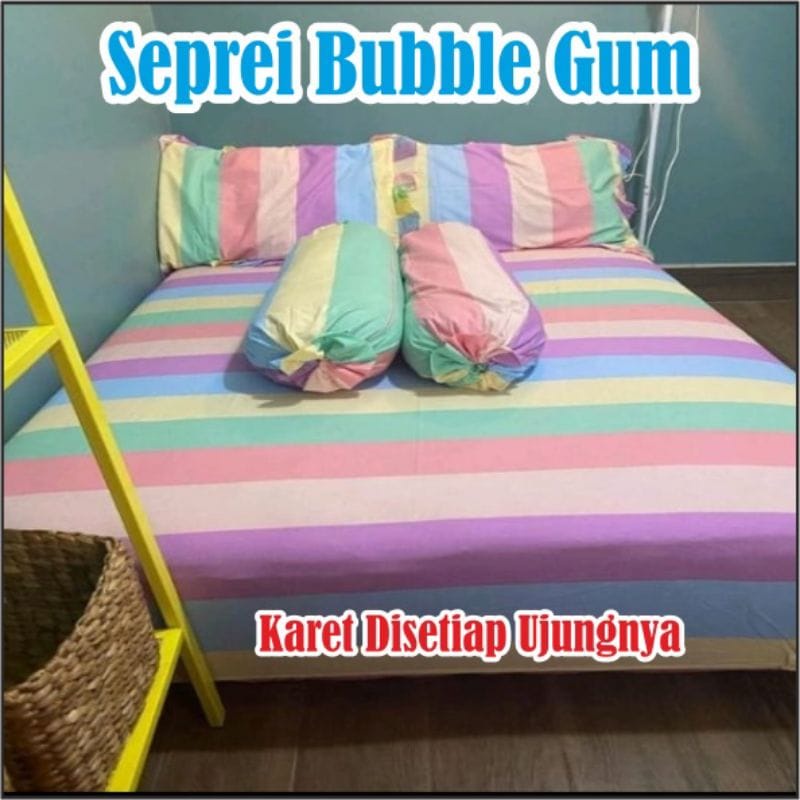 sprei karet tinggi 30 ukuran 180x200x30 dan 160x200x30