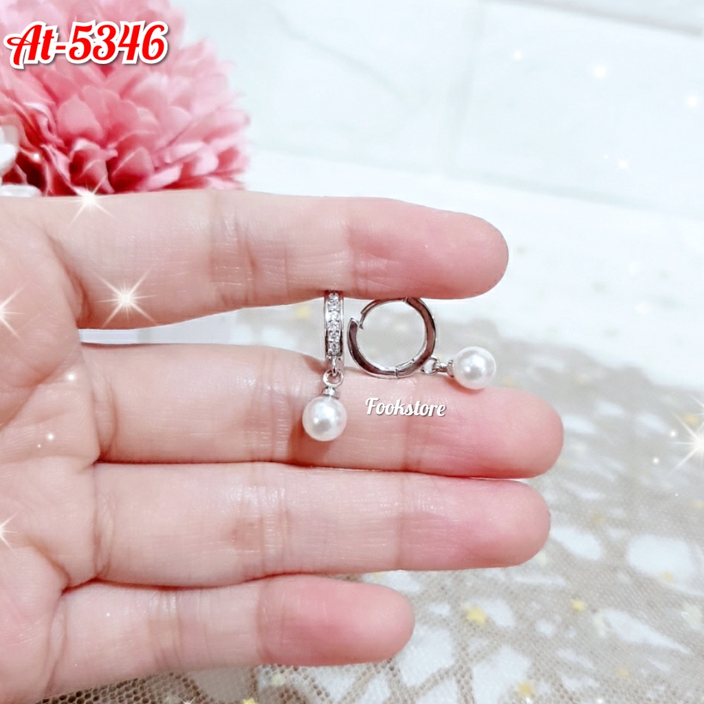 Anting Clip/klip Wanita Fashion Korea Gold &amp; Silver /Anti Alergi