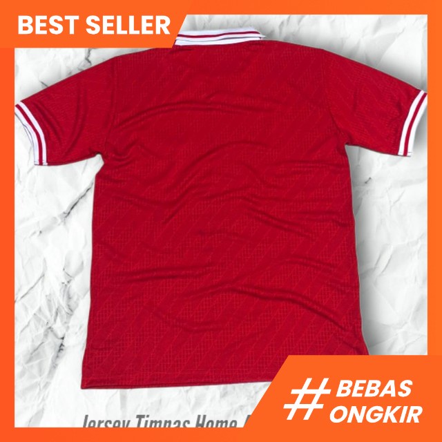 BEST SELLER baju bola timnas Indonesia MILLZ 2022 logo timbul bisa request nama sendiri