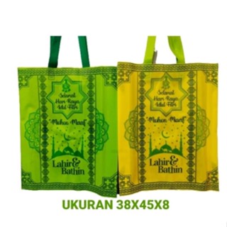 harga perlusin isi 12pcs Tas goodiebag (2sisi depan belakang) tas souvenir lebaran/goodie bag idul fitri/ Merk WILCO Uk 30x40x8 & 38x45x8