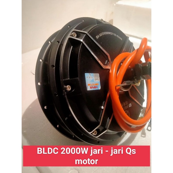 BLDC jari-jari Qs motor 2000w