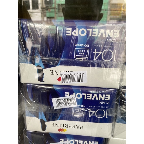 AMPLOP PUTIH PAPERLINE 104 PPS ISI 100 PCS