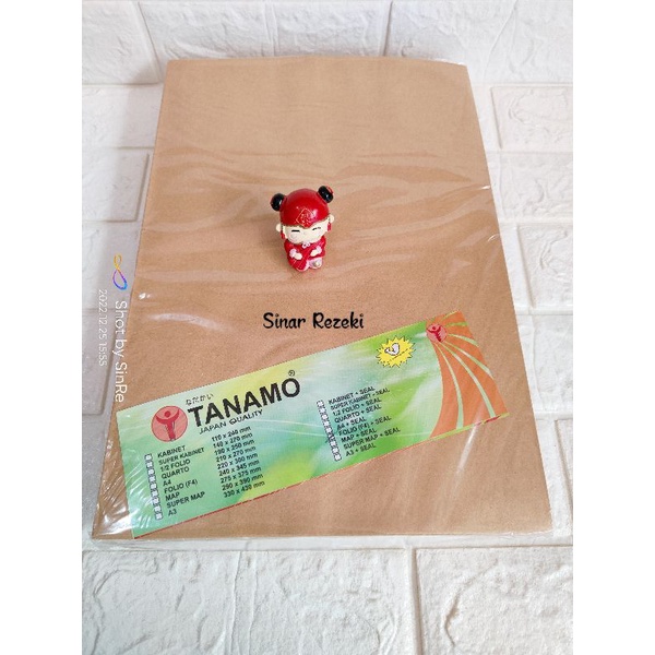 

1 pak = 100 lembar!! Amplop coklat Tanamo/amplop folio/amplop folio Tanamo/envelope Tanamo