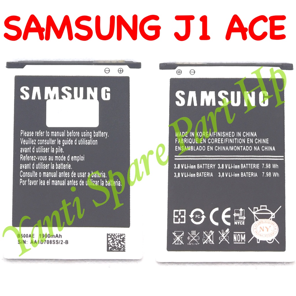 Baterai Samsung J1 Ace J110 S4 Mini I9190 Original New