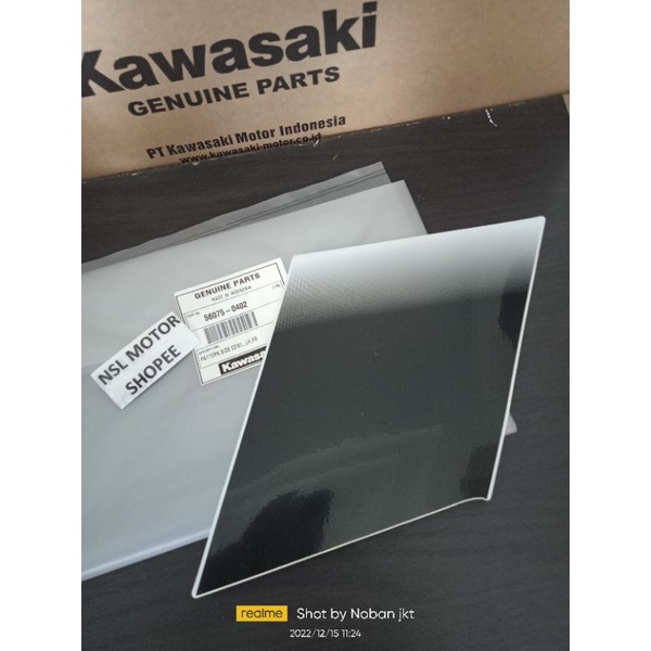 STIKER STRIPING FAIRING KIRI NINJA RR SE 2015 PUTIH ORI KAWASAKI
