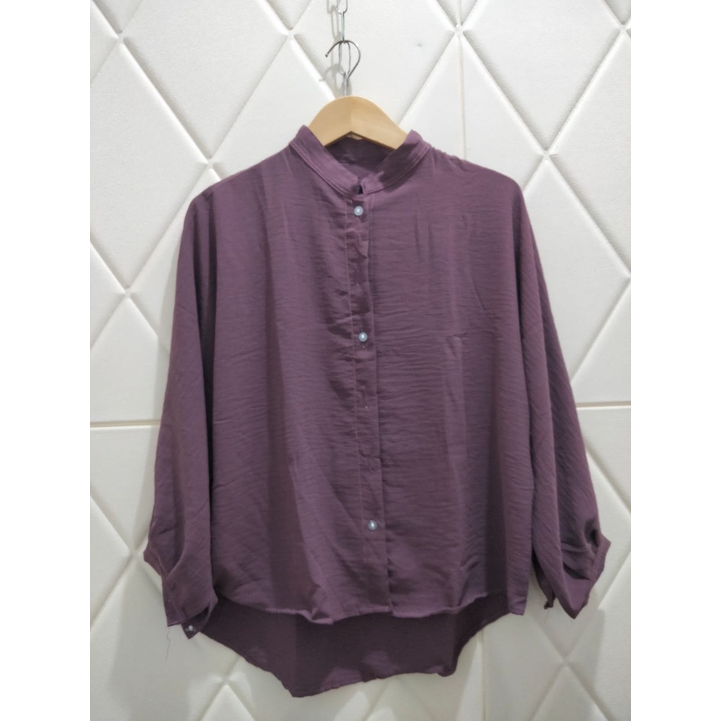 BATWING BLOUSE LENGAN BALON // KEMEJA OVERSIZE BATWING