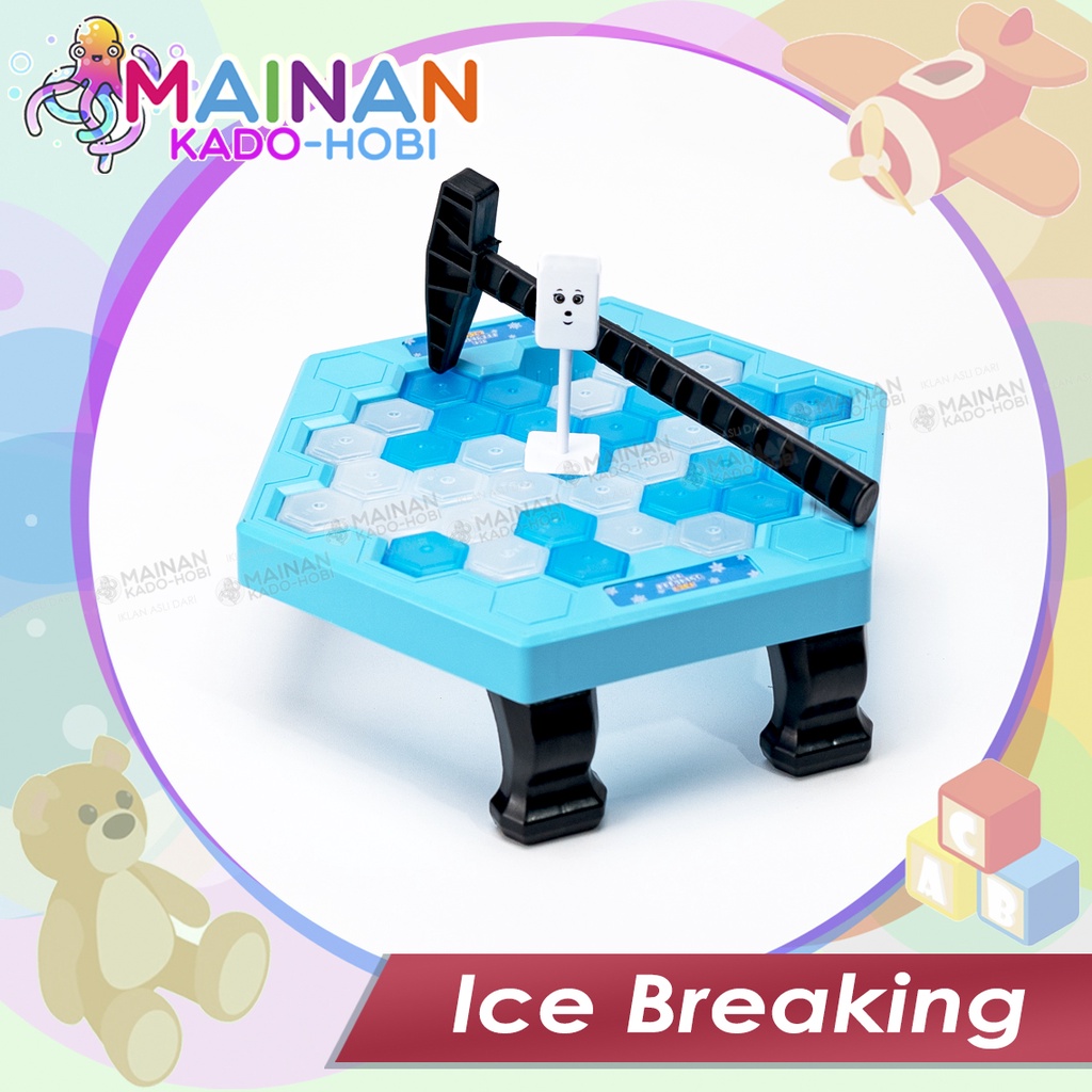 MAINAN EDUKASI ANAK PUKUL ES BALOK PRANK TOYS ICE BREAKING TRAP GAME