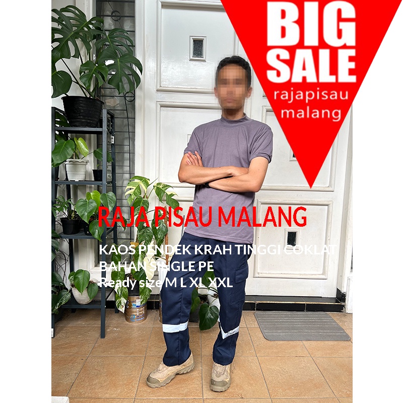 Kerah Tinggi kaos dalam coklat krah tinggi/pendek Turtleneck