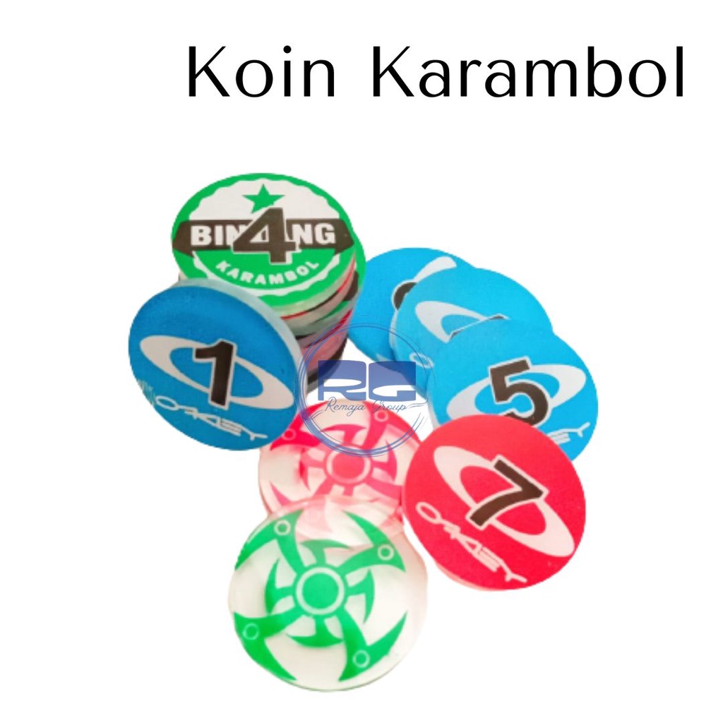 Koin Karambol / Koin Buah Karambol / Biji Karambil 1 Lapis / Koin Karambol 1 lapis / Koin