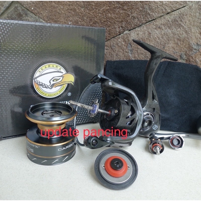 reel SEAHAWK CARBON PRO RX spinning reel, body carbon, full seal
