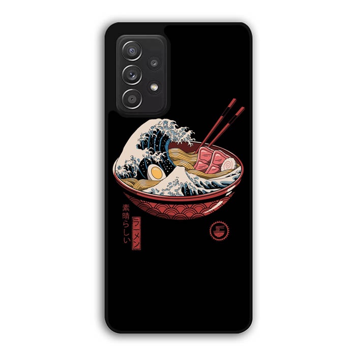 Hardcase Casing Samsung Galaxy A72 A52 A32 Ramen Japan Wave AB0451 Case Cover