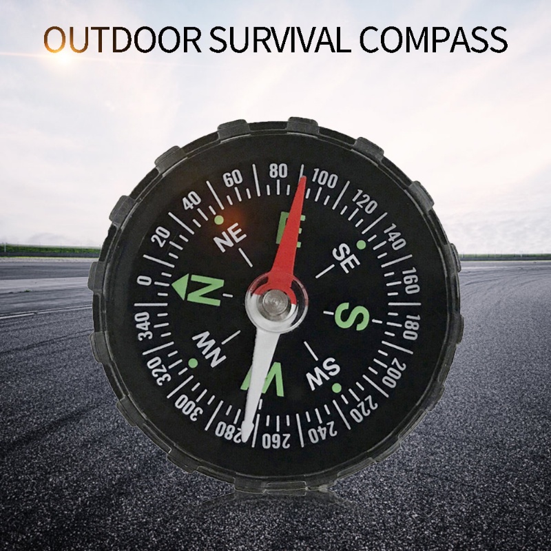 45mm Handheld Mini Compass Climbing Compass Fishing Pointing Guide Tools Outdoor Camping Hiking Survival Guider Alat Kompas Navigasi Untuk Percobaan Ilmiah Siswa Mengajar