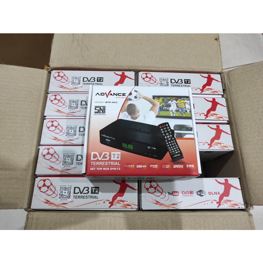 ADVANCE DIGITAL SET TOP BOX DVB-T2 STP-A02/STP-A01 PENERIMA SIARAN DIGITAL