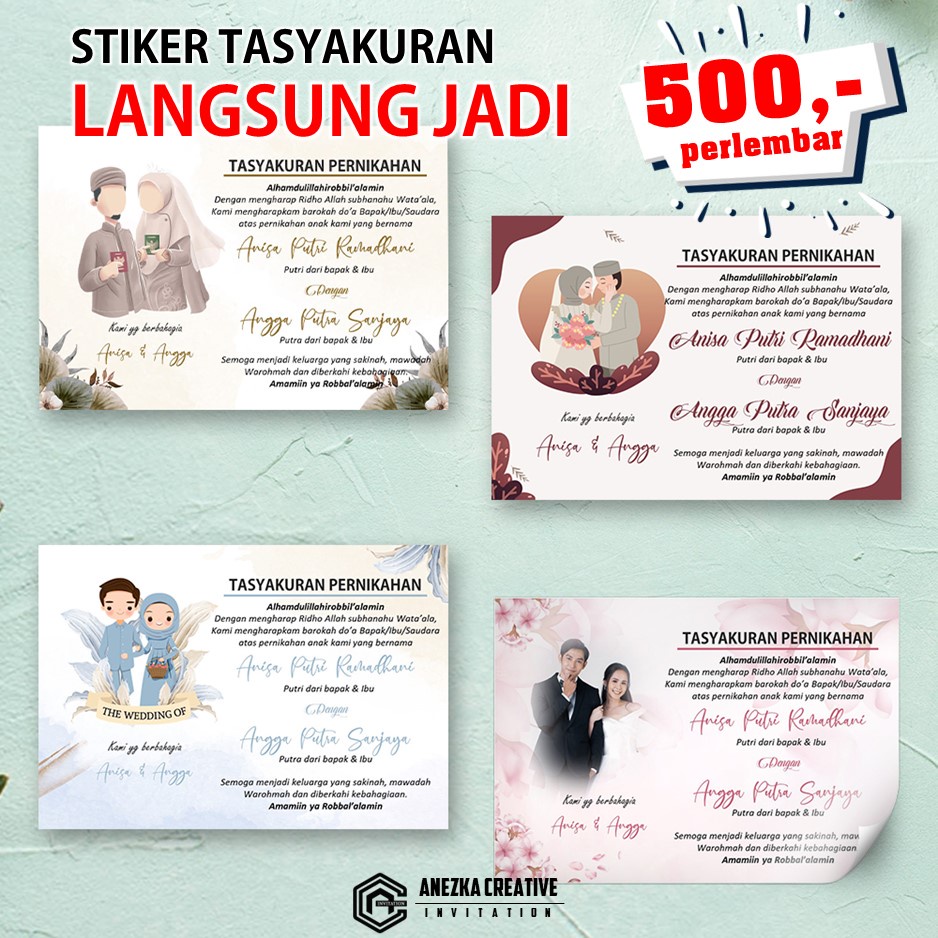 

STIKER TASYAKURAN PERNIKAHAN