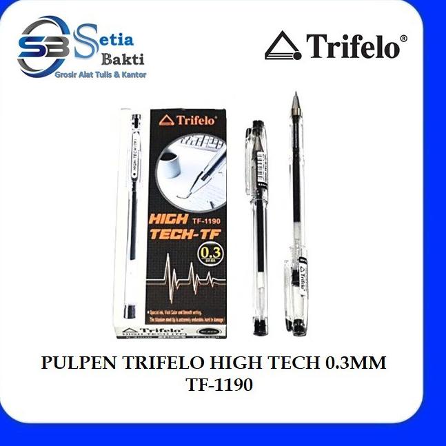 

(B6)1♥) TRIFELO Pulpen High Tech Gel Ink TF 1190 0.3mm - 1 Pcs bisa cod