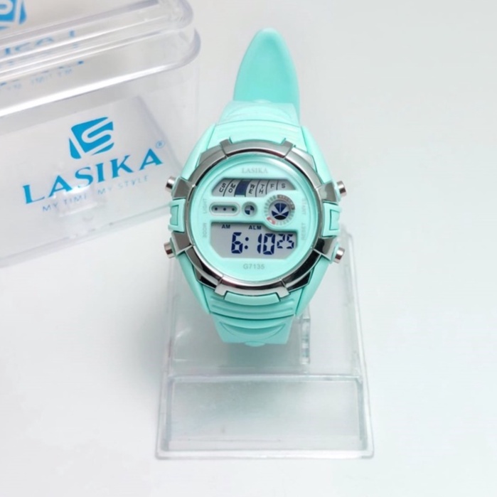 DIGITAL WATCH Jam Tangan Anak Terbaru Water Resistant Premium Rubber 7135 LASIKA