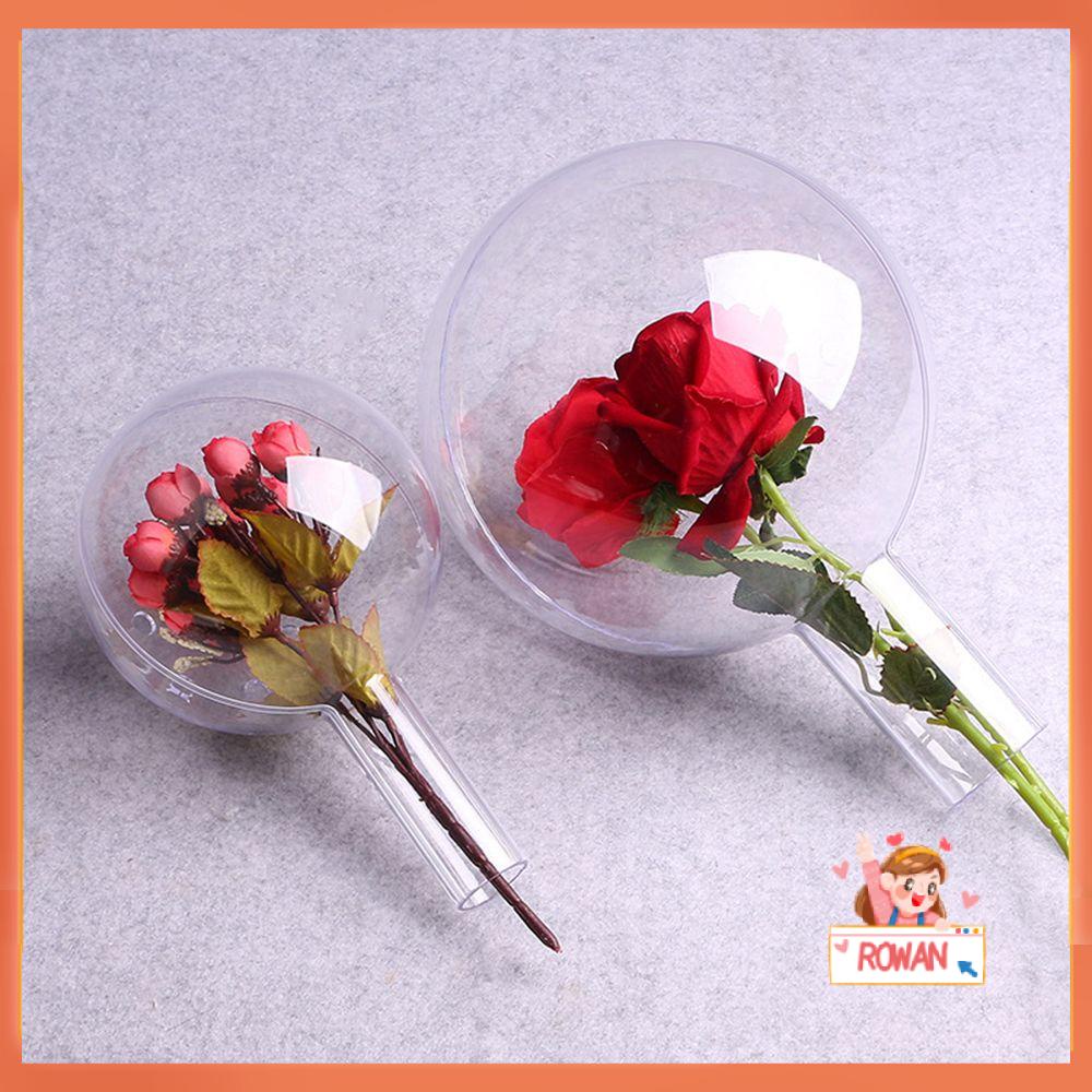 R-flower Candy Box Packaging Natal Hari Valentine Kreatif Sugar Box DIY Kemasan Makanan Mandi Bom Bola Transparan